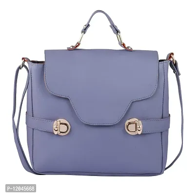 Ankita Fshion World?women handbag PU (Sky Blue)-thumb0