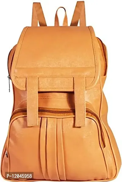 Ankita Fashion World Women's Shoulder  Backpack bag (Khakhi backpack)