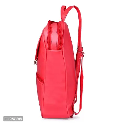Ankita Fashion World women handbag, Backpack PU (Pink)-thumb2