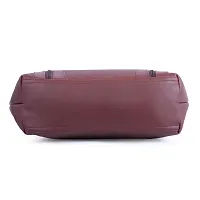 Ankita F World Women Shoulder Handbag PU Tote (Brown) POL_33-thumb3