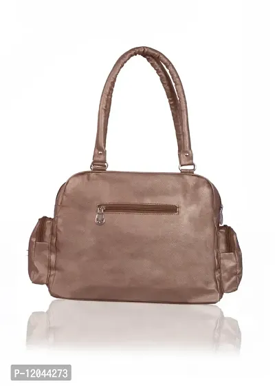 Ankita Fashion Women Satchel Handbag PU (Bronze)-thumb4