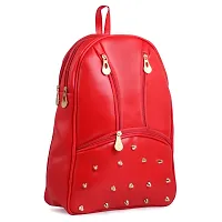 Ankita Fashion World Women's Shoulder  Backpack bag (Red)-thumb1