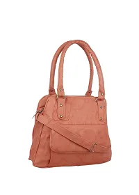 Ankita Fashion Women Shoulder Bag PU (Peach)-thumb1