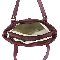 Ankita F World Women Shoulder Handbag PU Tote (Brown) POL_33-thumb4