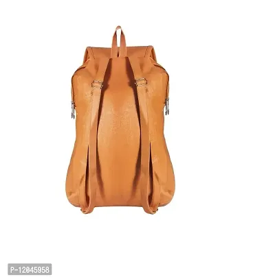 Ankita Fashion World Women's Shoulder  Backpack bag (Khakhi backpack)-thumb3