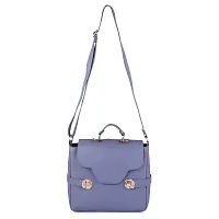 Ankita Fshion World?women handbag PU (Sky Blue)-thumb1