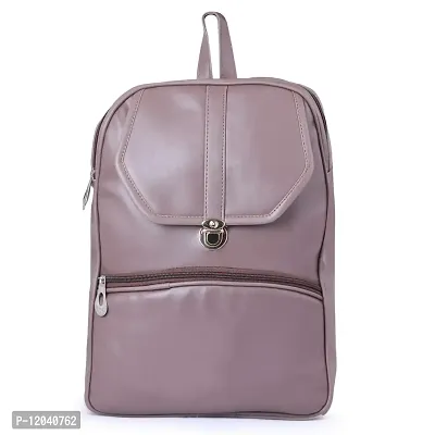 Ankita Fashion World women handbag, Backpack PU (Grey)