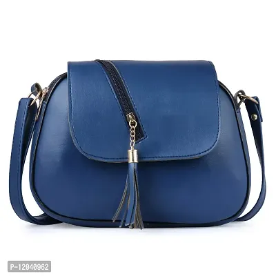 Ankita Fshion World?women shoulder handbag PU (Blue)