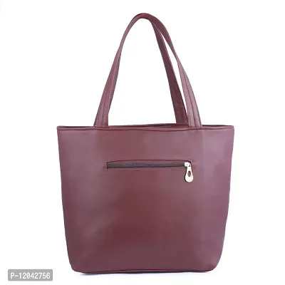 Ankita F World Women Shoulder Handbag PU Tote (Brown) POL_33-thumb3