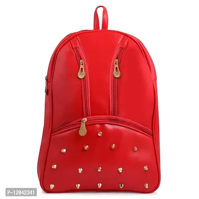 Ankita Fashion World Women's Shoulder  Backpack bag (Red)-thumb0