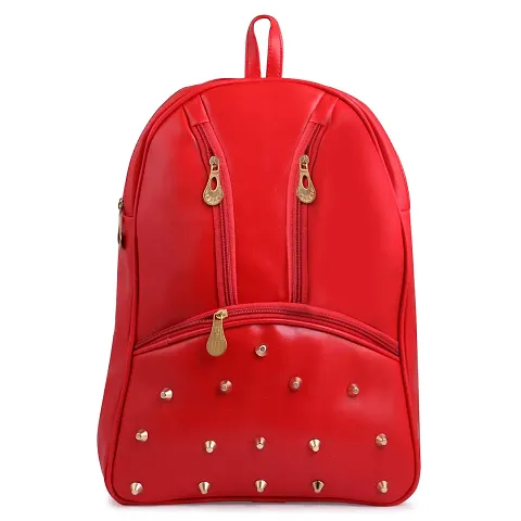 RITUPAL COLLECTION - Identify Your Look, Define Your Style Women's Shoulder Backpack (Red)