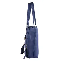 Ankita F World Women Shoulder Handbag PU Tote (Blue) POL_32-thumb1