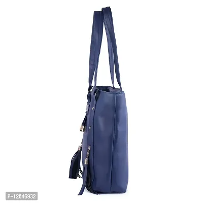 Ankita F World Women Shoulder Handbag PU Tote (Blue) POL_32-thumb2