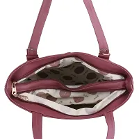 Ankita F World Women Shoulder Handbag PU Tote (Pink) POL_31-thumb4