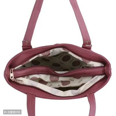 Ankita F World Women Shoulder Handbag PU Tote (Pink) POL_31-thumb5