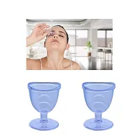 Widely Pure Jal Neti Pot for Sinus 500ml and 2 Eye wash Cup Transparent with user manual-thumb2