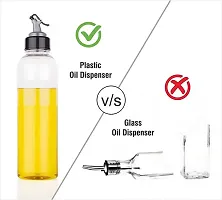 Rusho Oil dispenser 1 litre Bottle for kitchen Cooking and Plastic Oil Pump for Oil Extractor and Reusable Non-Sticky Spatula and Oil Brush Kitchen Set silicone brush-thumb2