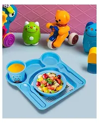 Classic Plastic Dinner Serving Set for Kids-thumb2