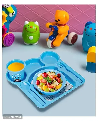 Classic Plastic Dinner Serving Set for Kids-thumb3