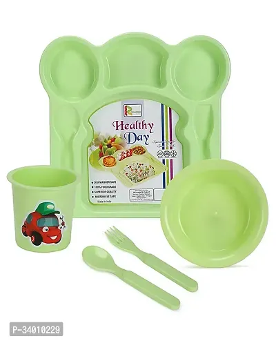 Plastic Dinner Serving Plate for Kids-thumb0