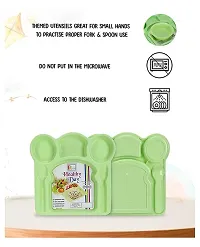 Plastic Dinner Serving Plate for Kids-thumb1