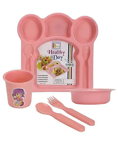 Plastic Dinner Serving Plate for Kids