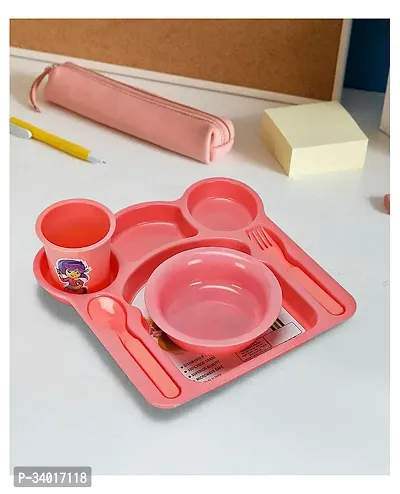 Plastic Dinner Serving Plate for Kids-thumb4