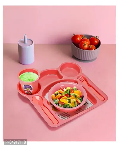 Plastic Dinner Serving Plate for Kids-thumb3