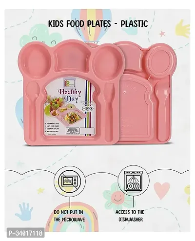 Plastic Dinner Serving Plate for Kids-thumb2