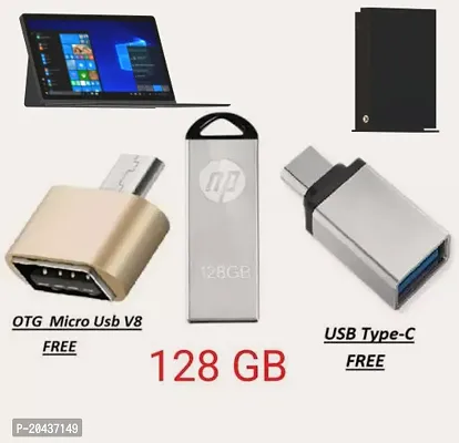 H,P 128GB Pen Drive Flash Drive High Speed Pendrive Storage Transfer.{ 2 otg free }