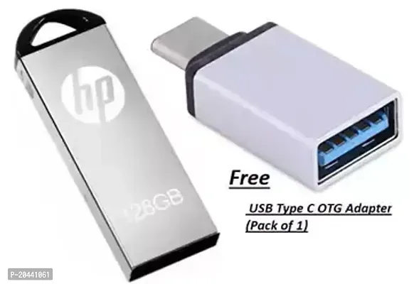 H,P 128GB V220  Pen Drive Flash Drive High Speed Pendrive Storage Transfer.{ 1 otg free }