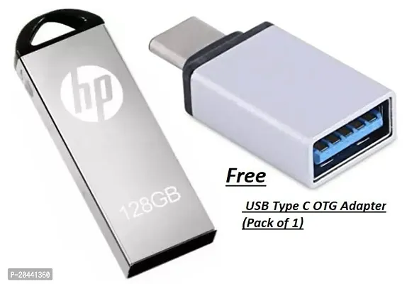 H,P 128GB V220  Pen Drive Flash Drive High Speed Pendrive Storage Transfer.{ 1 otg free }