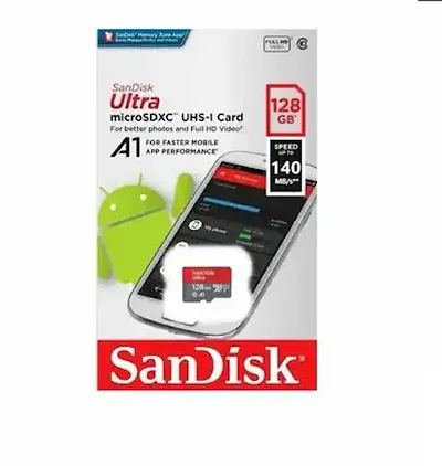 San,Disk Ultra 128 GB MicroSDXC Class 10 140 MB/s Memory Card