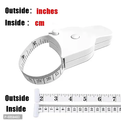 Body Measuring Tape Retractable inch tape for measurement for body with Lock Pin and Push Butt-thumb3