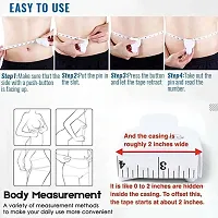 Body Measuring Tape Retractable inch tape for measurement for body with Lock Pin and Push Butt-thumb3