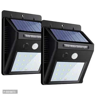 2 Pack Solar Lights Outdoor, 3 Modes/100LED Solar Security Lights Wireless  Waterproof Solar Motion Lights Outdoor Solar Wall Lights Outdoor Lights for Front Door, Backyard, Garage, Deck