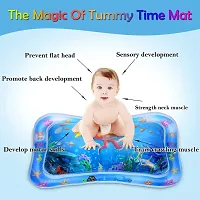 Tummy time Baby and Toddlers Perfect Fun time Play Inflatable Water mat, Activity Center Your Babys Stimulati-thumb2