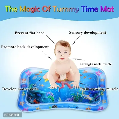 Tummy time Baby and Toddlers Perfect Fun time Play Inflatable Water mat, Activity Center Your Babys Stimulati-thumb3