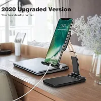 Multi Angle Adjustable and Foldable Mobile Phone Stand/Holder, Anti Slip and Scratch Resistant Stand Compatible for Samsung Galaxy, MI, Vivo, iPhone, Oppo and All Mobile Phones-thumb4