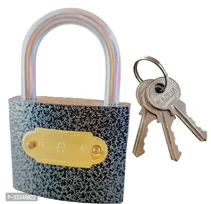 China 50mm Double Lock With 3Keys/Push Lock/Black Polish Lock