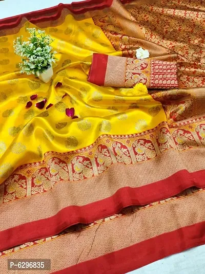 Trending Art Silk Saree With Blouse Piece