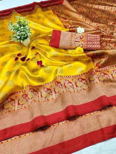Art Silk Printed Sarees With Blouse Piece