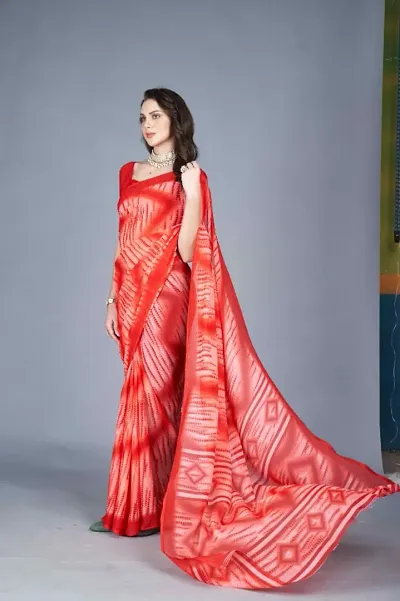 Renial Georgette Shibori Saree with Blouse Piece