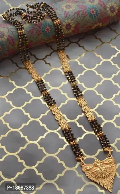 Golden polish legant mangalsutra