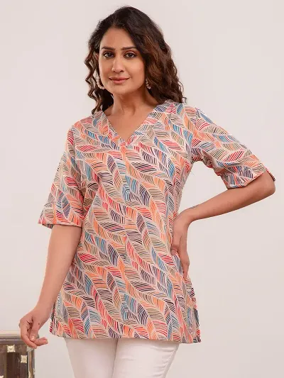 Festive Printed Top/Tunic for Women