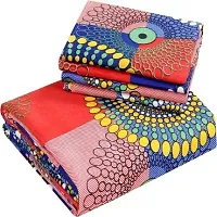 Vaastu Furnishings 144TC 3D Printed Polycotton Double Bedsheet with 2 Pillow Covers (Multicolour, Size 87 x 87 Inch)-thumb4