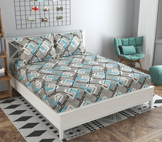 Glace Cotton Printed Bedsheets