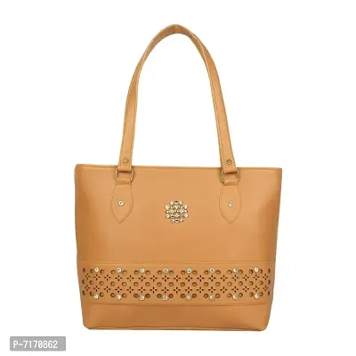 Stylish Fancy Artificial Leather Handbag For Women-thumb0