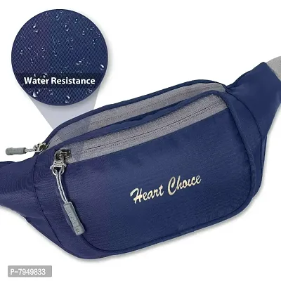 Stylish Navy Blue Fabric Market Travel Waist Bags For Men-thumb5
