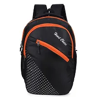 Stylish college office school travel bag - CROSE Zip Orange Black 01-thumb3